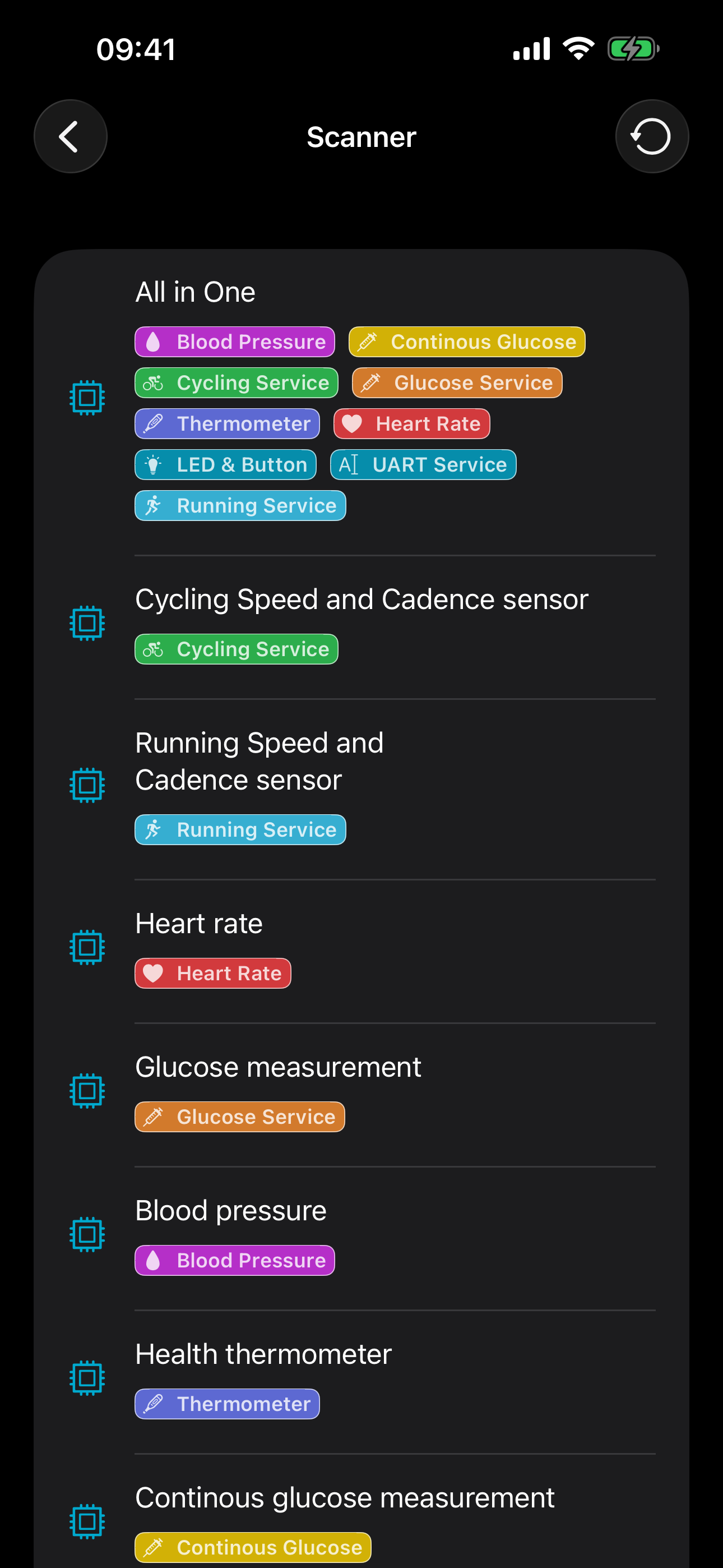 nRF Toolbox screenshot 5
