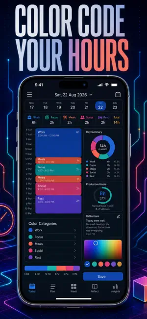 Hour by Hour: Color Planner screenshot 4