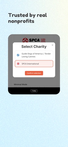 1.org Browser: Search & Donate Screenshot 5 of 7