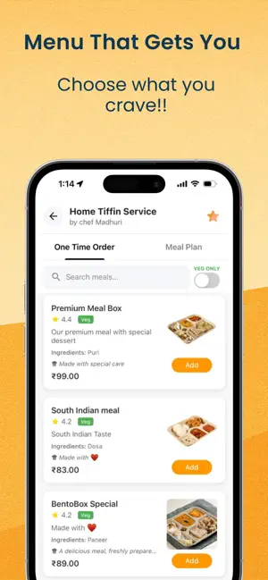 BentoBox: Home-Cooked Meals iPhone screenshot 3