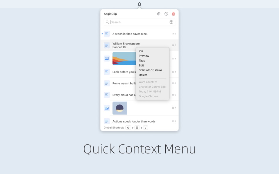 #3. AegisClip - Minimal Clip (macOS) By: 江涛 吴
