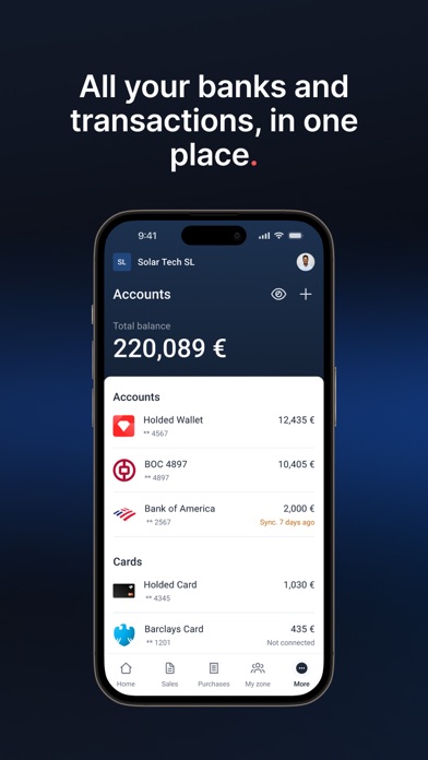 Holded invoicing and much more iPhone screenshot 5 - Productivity app