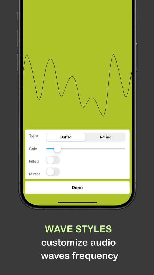 #6. Waveform Visualizer • Audiom (iOS) De: Samira Sadeghi