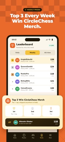 CircleChess – Play Chess Daily Screenshot 2 of 8