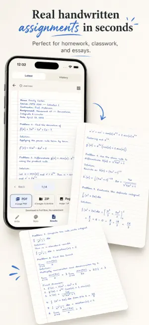 Convert Text to Handwriting AI screenshot 2