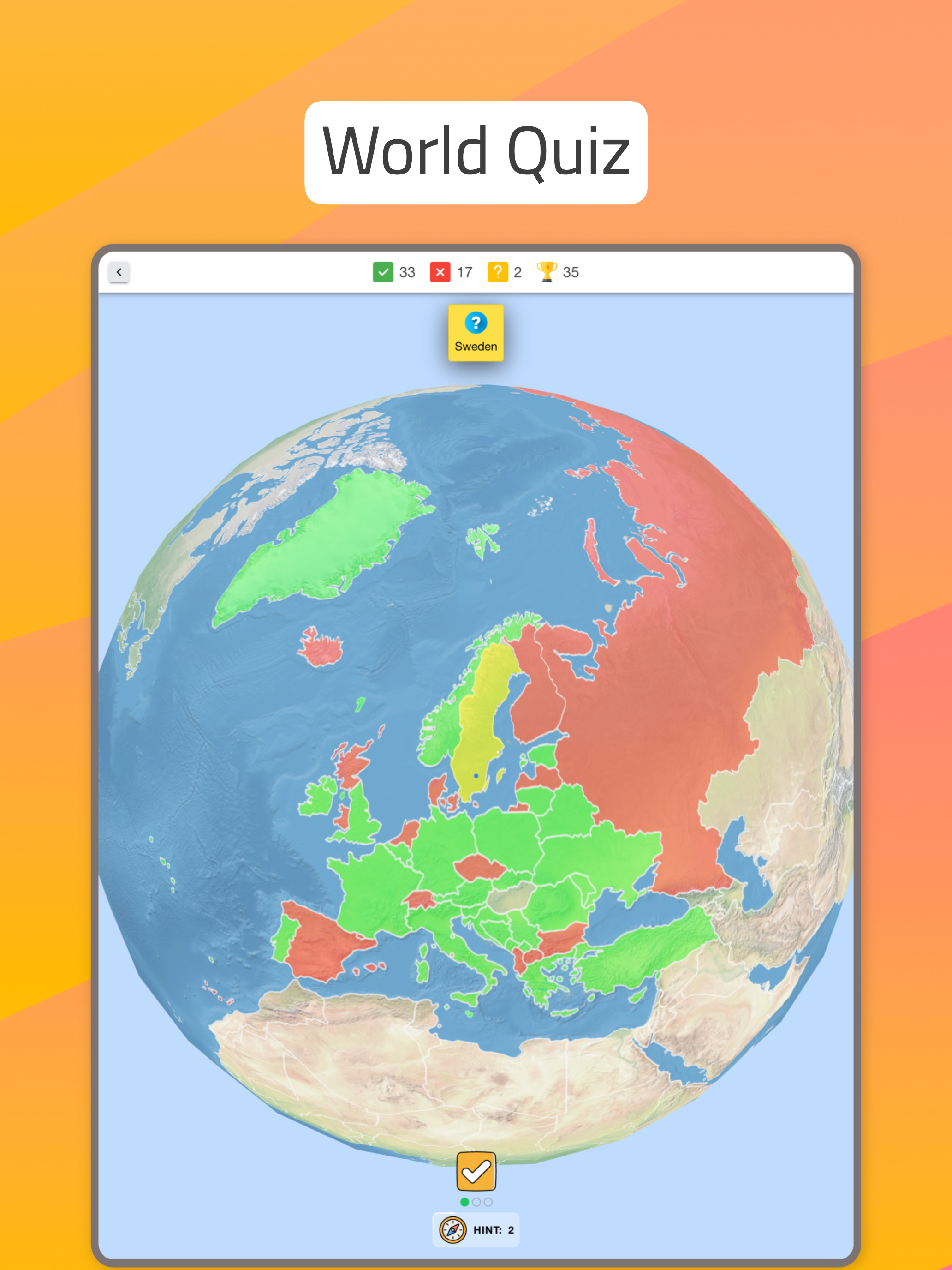 Globe Quiz 3D screenshot 9