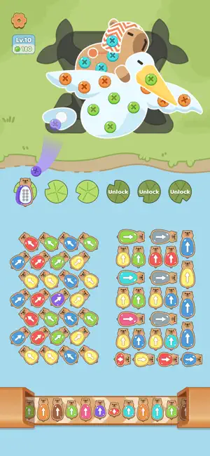 Capy Escape: Screw Sort screenshot 1