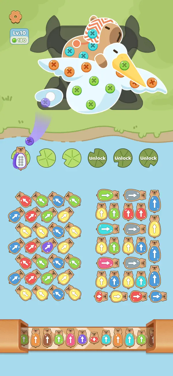 Screenshot #1 pour Capy Escape: Screw Sort