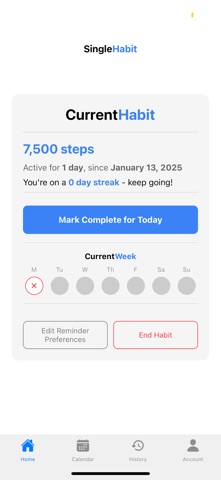 SingleHabit Screenshot 1 of 4