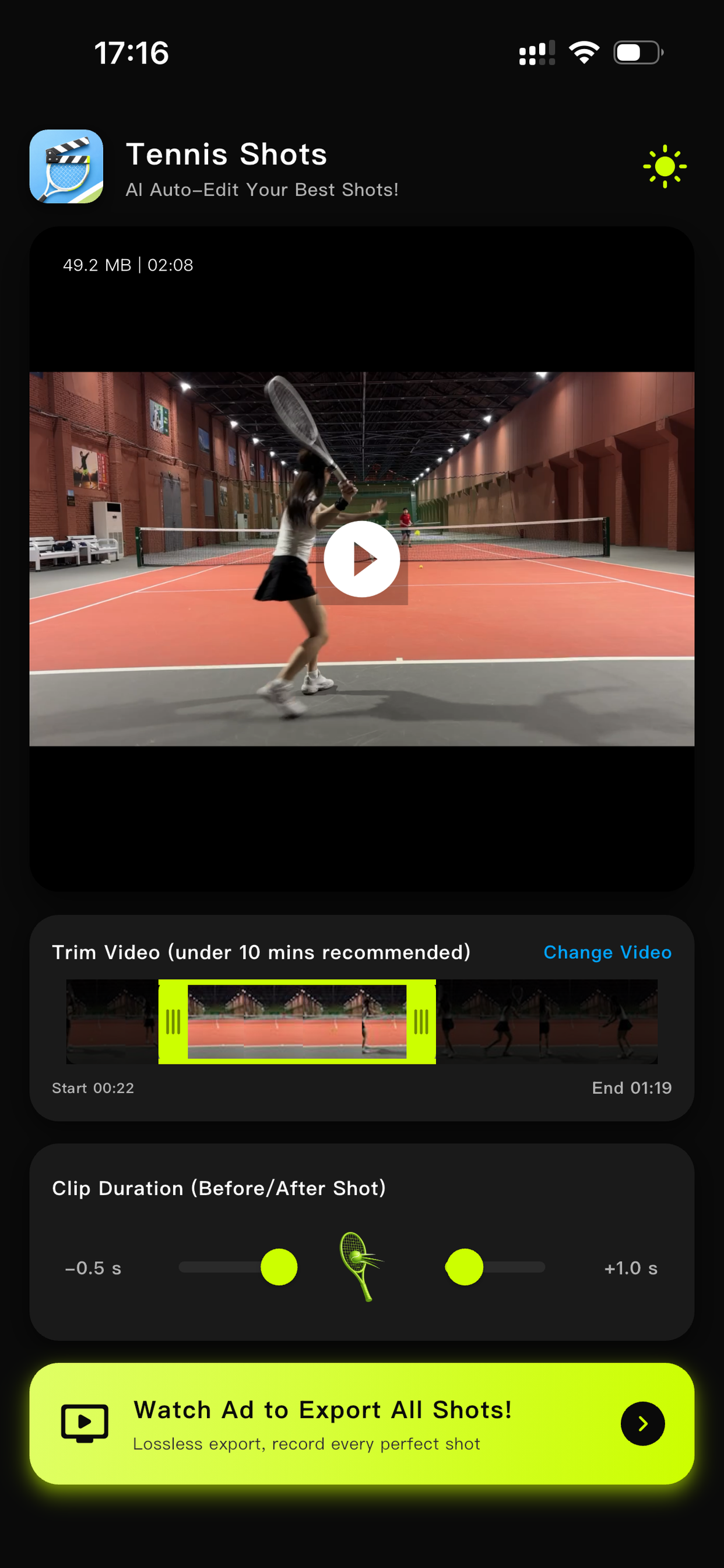 Tennis Shots