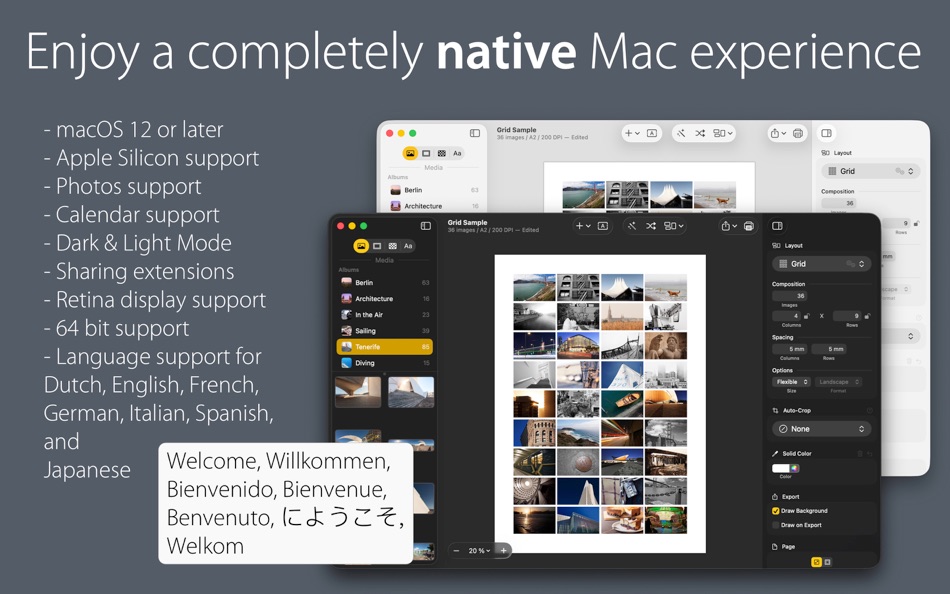 #9. Posterino - Pro Photo Collage (macOS) Bởi: Christoph Priebe