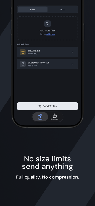 AlterSend: File Transfer Screenshot 2 of 10