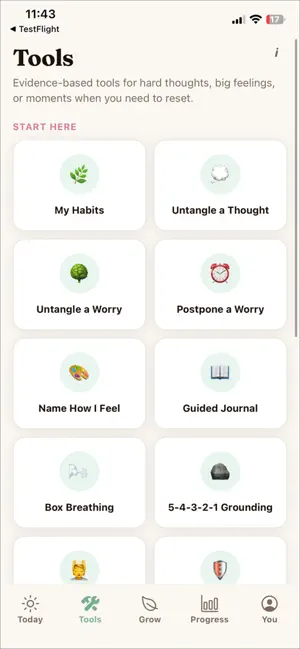 tend. app screenshot 2