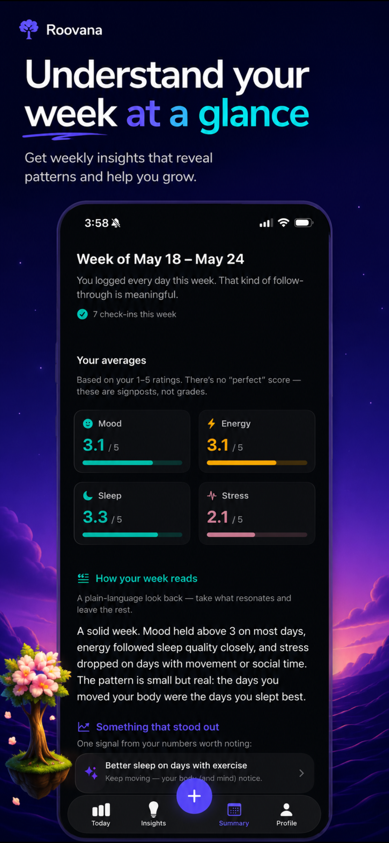 Roovana: Mood & Wellness AI