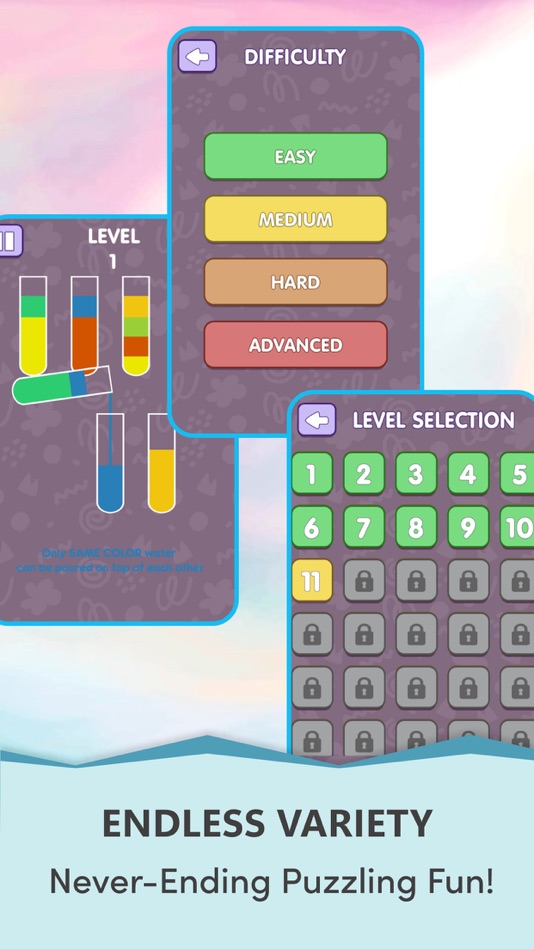 #5. Water Sort Mania (iOS) 由: Dumadu Games Pvt Ltd