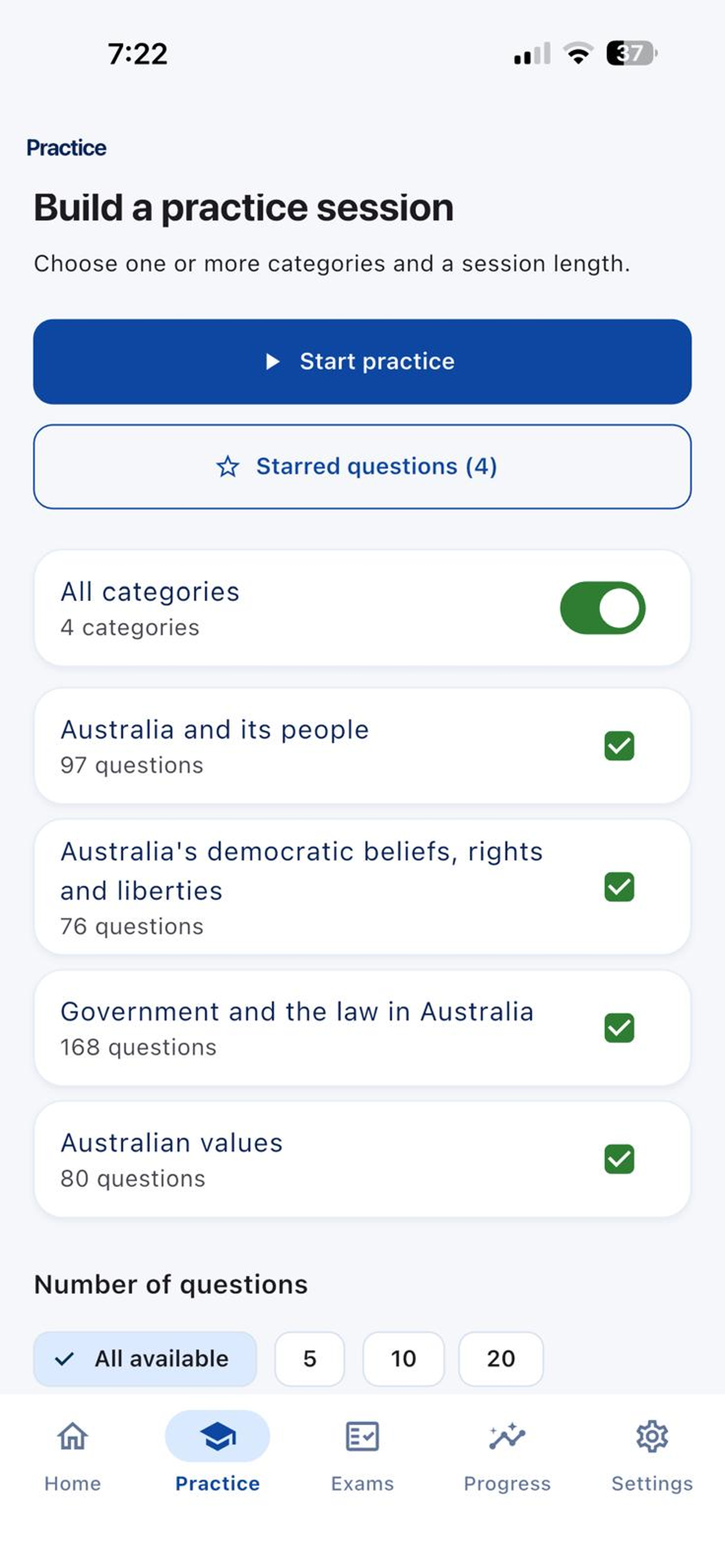 Pass Citizenship Test screenshot 2