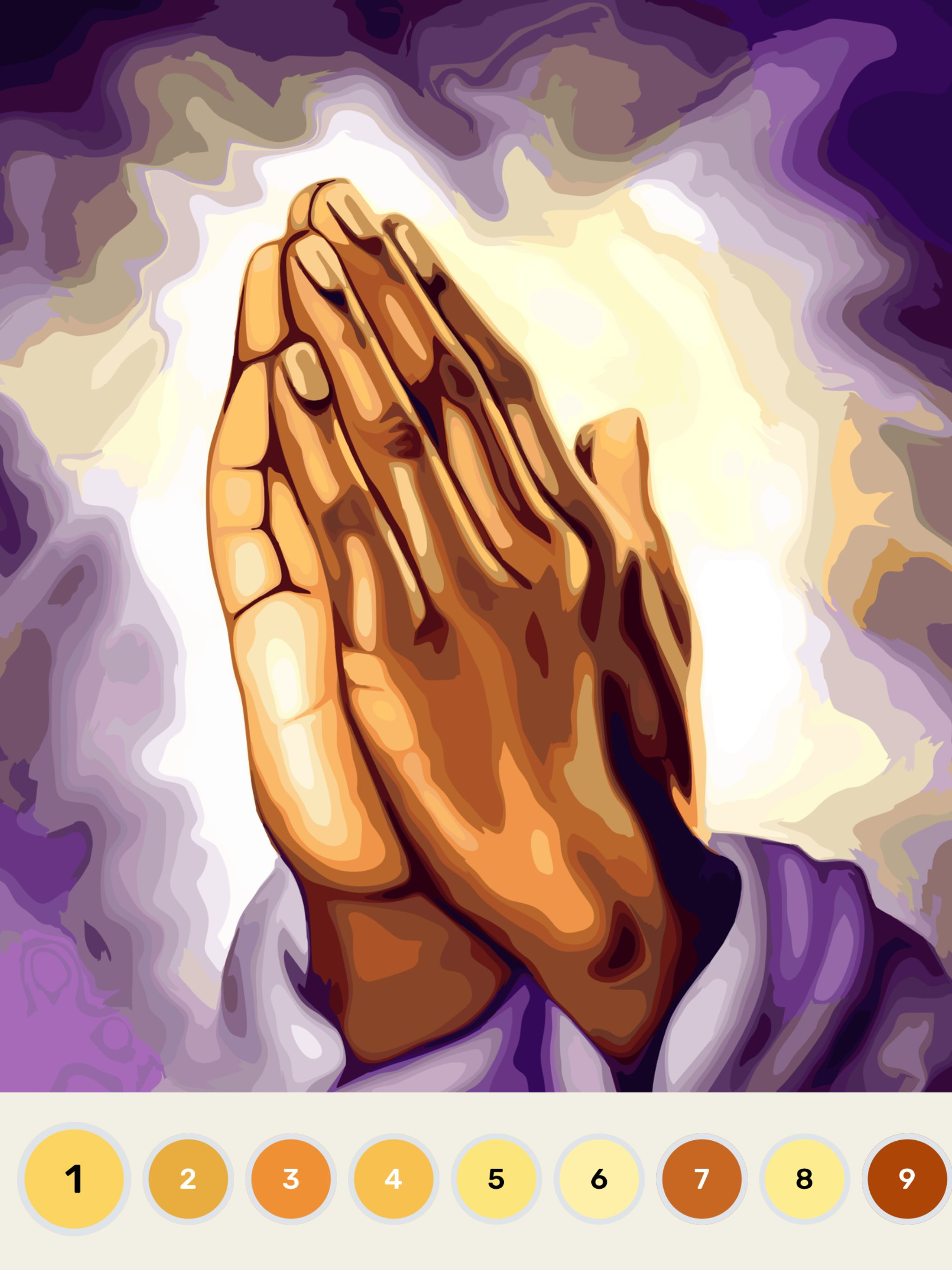 Bible Oil Coloring By Number