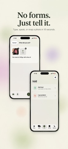 Korte: AI Gut & Food Coach iPhone screenshot