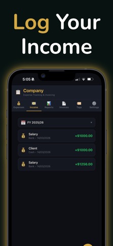 ProfitPad: Invoice & Expenses iPhone screenshot