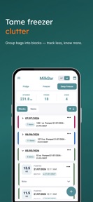 MilkBar: Breast Milk Tracker screenshot