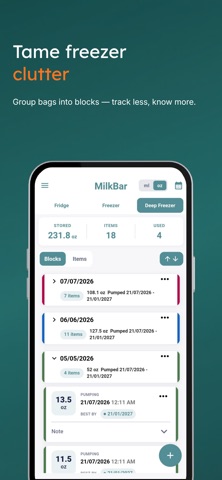 MilkBar: Breast Milk Tracker Screenshot 3 of 6