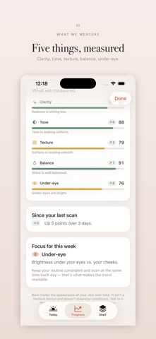 Bare: Skin Progress Tracker Screenshot 3 of 5