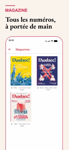 Revue L'AUDACE Screenshot 2 of 5