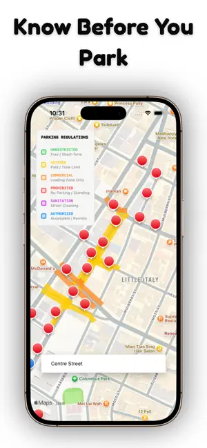 NYC Street Parking Map screenshot 1