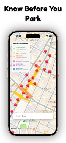 NYC Street Parking Map Screenshot 1 of 5