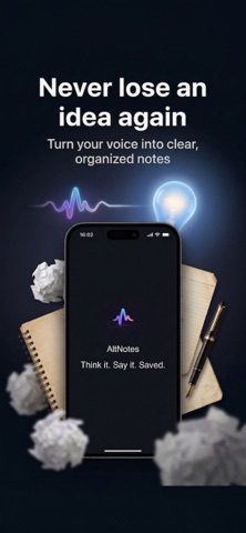 AltNotes – AI Voice Notes screenshot