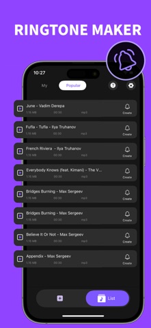 Garage Ringtones Maker Screenshot 2 of 5