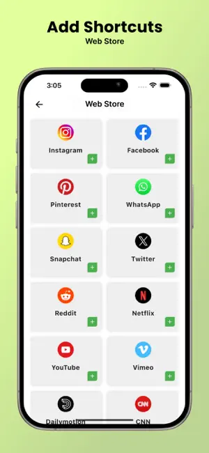 Savefrom browser iPhone screenshot 3