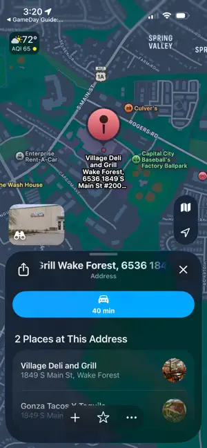 GameDayGuide App screenshot 4