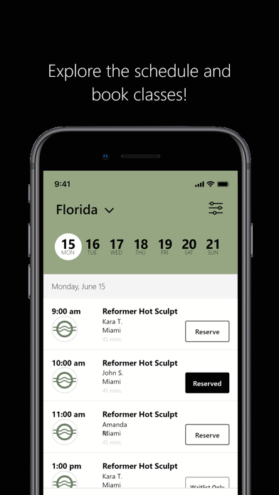 Pure Motion Pilates iPhone screenshot 3 - Health & Fitness app