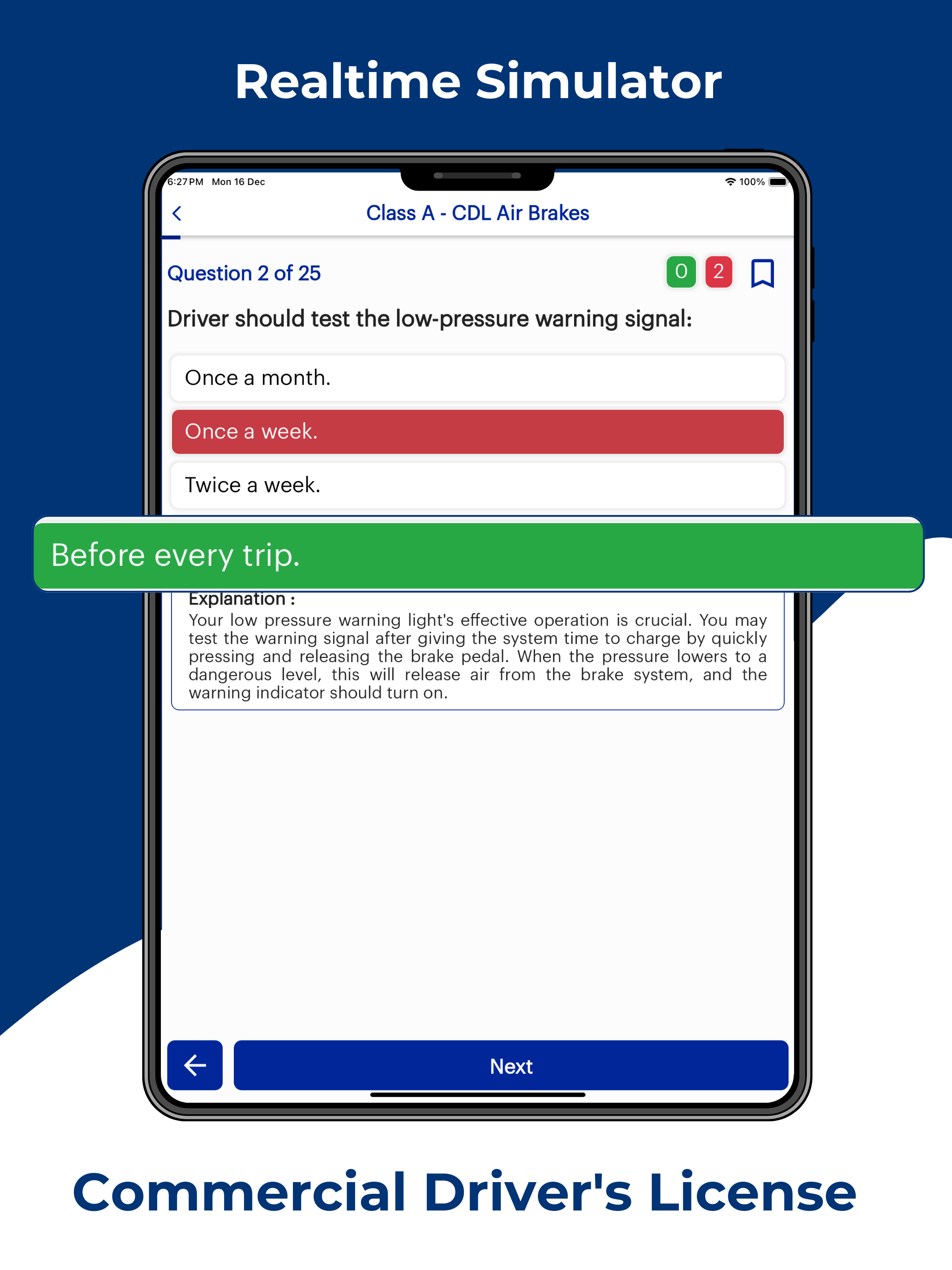 Massachusetts CDL Permit Test