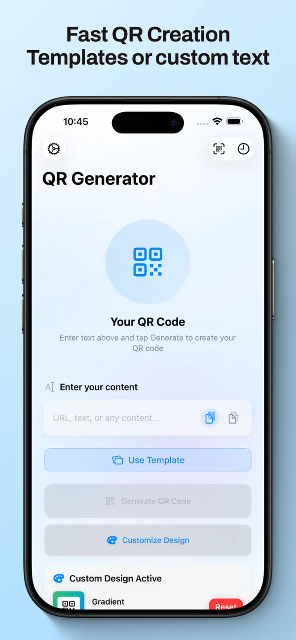 #1. QR Generator: Code Maker (iOS) Ved: Luis Rosas