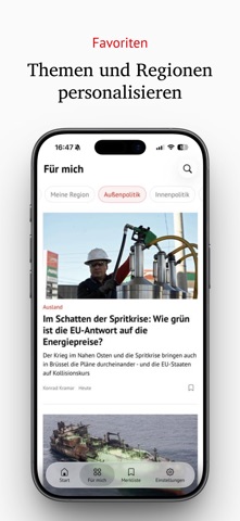 KURIER Edition screenshot