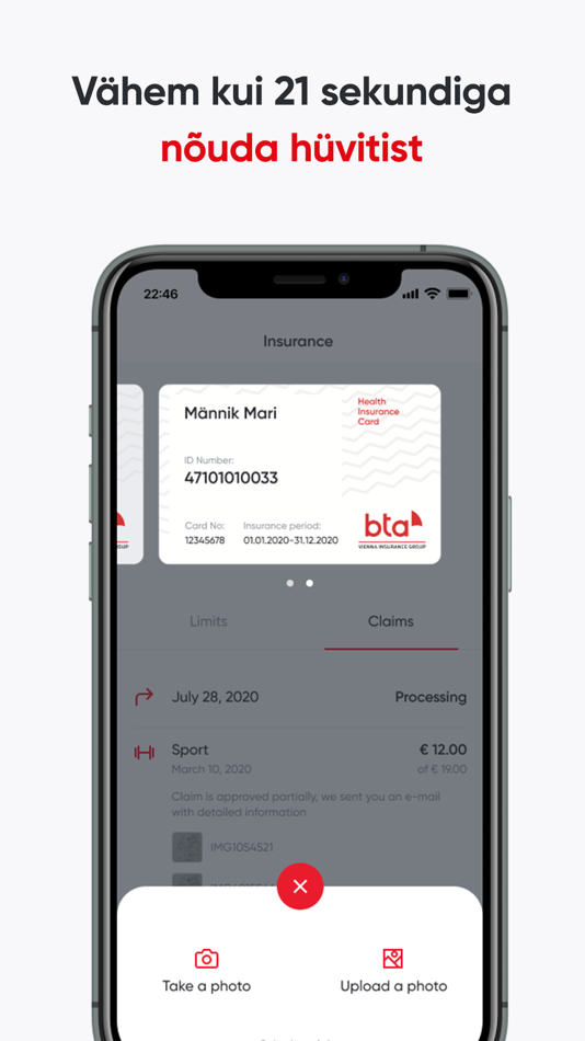#4. Minu BTA (iOS) 由: BTA Baltic Insurance Company AAS