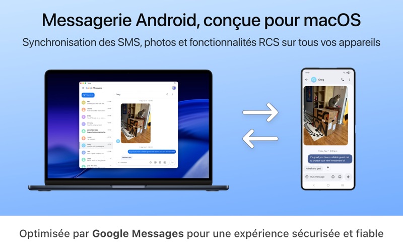 Screenshot #1 pour Texty pour Google Messages