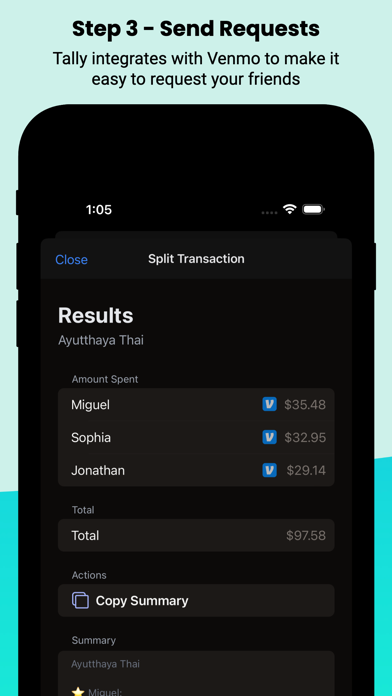 Bill Splitting App: TallySplit Screenshot 3 of 5