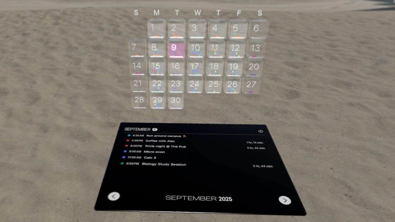 Apple Vision Pro screenshot