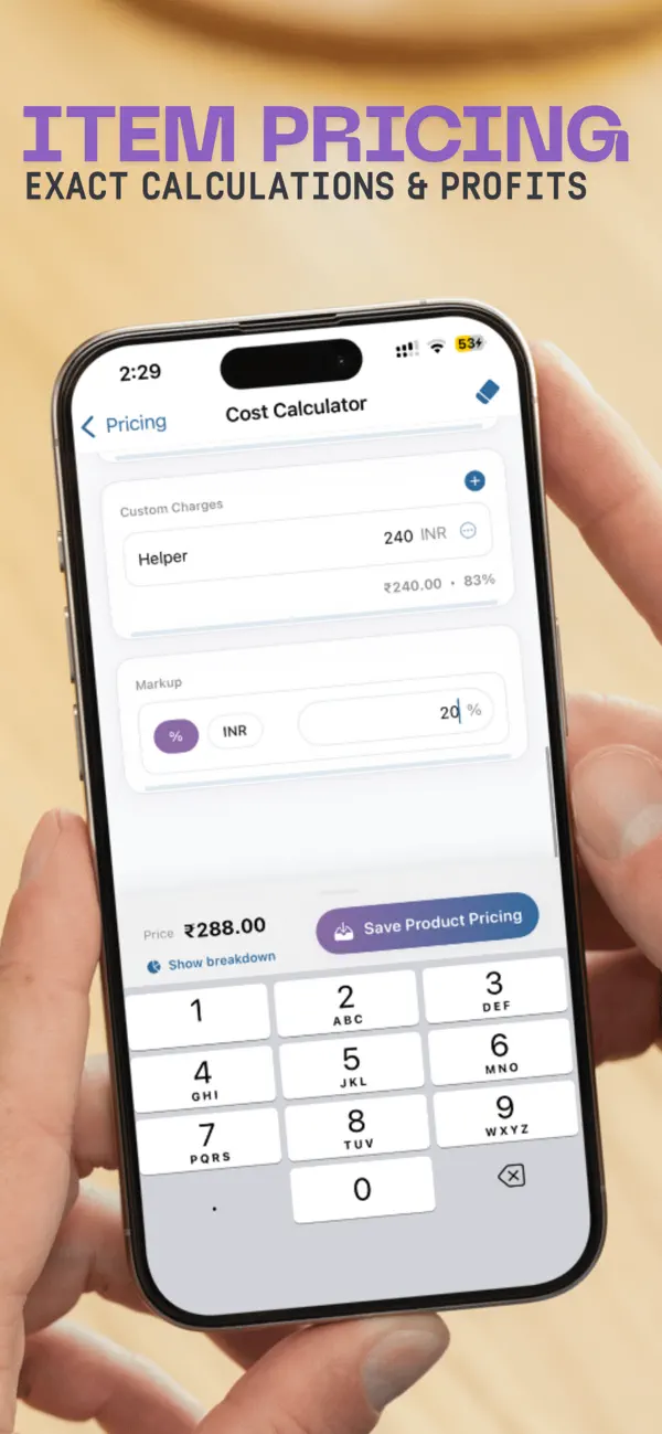 Screenshot #3 pour Resin and Jesmonite Calculator