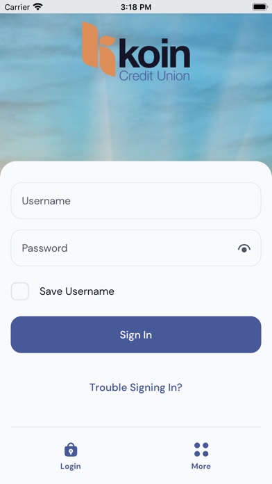 Koin Credit Union Screenshot