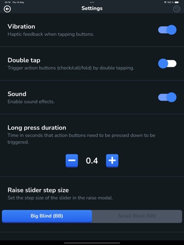 Pocket Poker Chips iPad screenshot