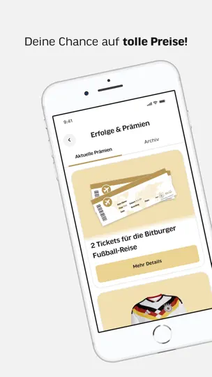 Screenshot von Bitburger auf dem iPhone 3