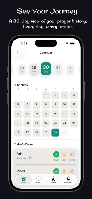 Niyyah - Daily Prayer Tracker screenshot 3
