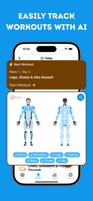 Track Calories Workout: Chompy Screenshot 2 of 8