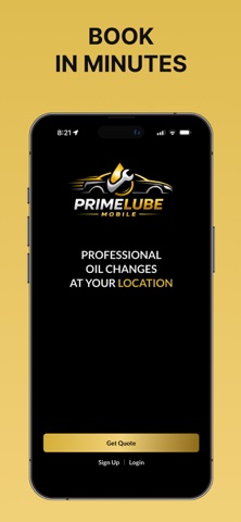 PrimeLube Mobile Screenshot 1 of 6