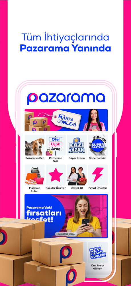 Pazarama: Online Alışveriş screenshot 1
