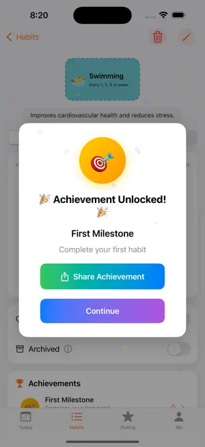 Longevity Master: Habits screenshot 4